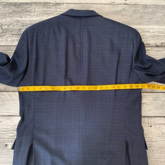 Hart Schaffner Marx Union Made Check Print 2 Button Blazer - Picture 14 of 16